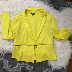 Neon yellow blazer